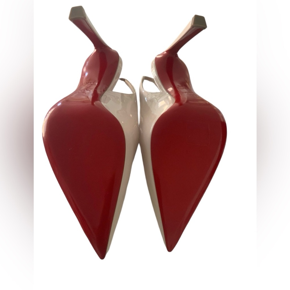 Christian Louboutin Condora Patent Leather Slingback Pumps Size 39.5 $895 - Picture 8 of 8